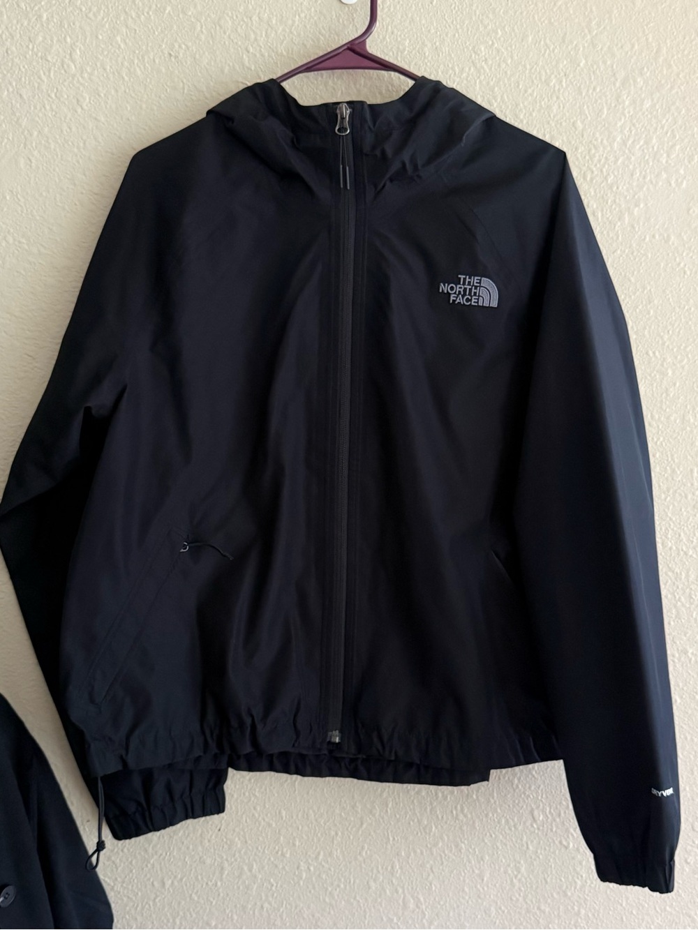 TNF Women’s Black Hooded DryVent Jacket
